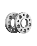 Hub-centric wheel spacer (bolt-on) 20mm – PCD 5x112 – CB 66.5 – C Silver (Bolts M15x1.25, Bushings M15x1.25)
